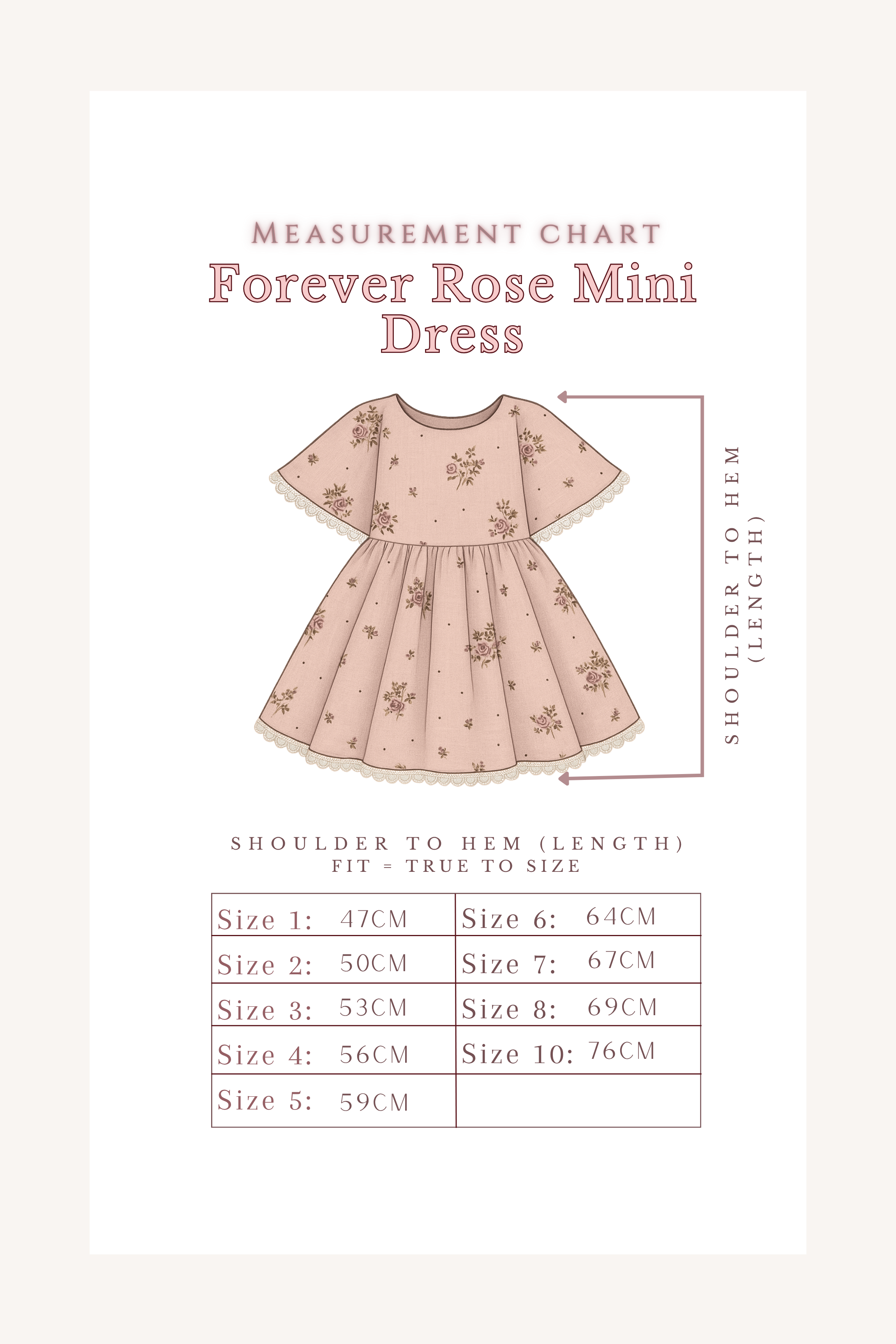 Forever Rose Mini Dress