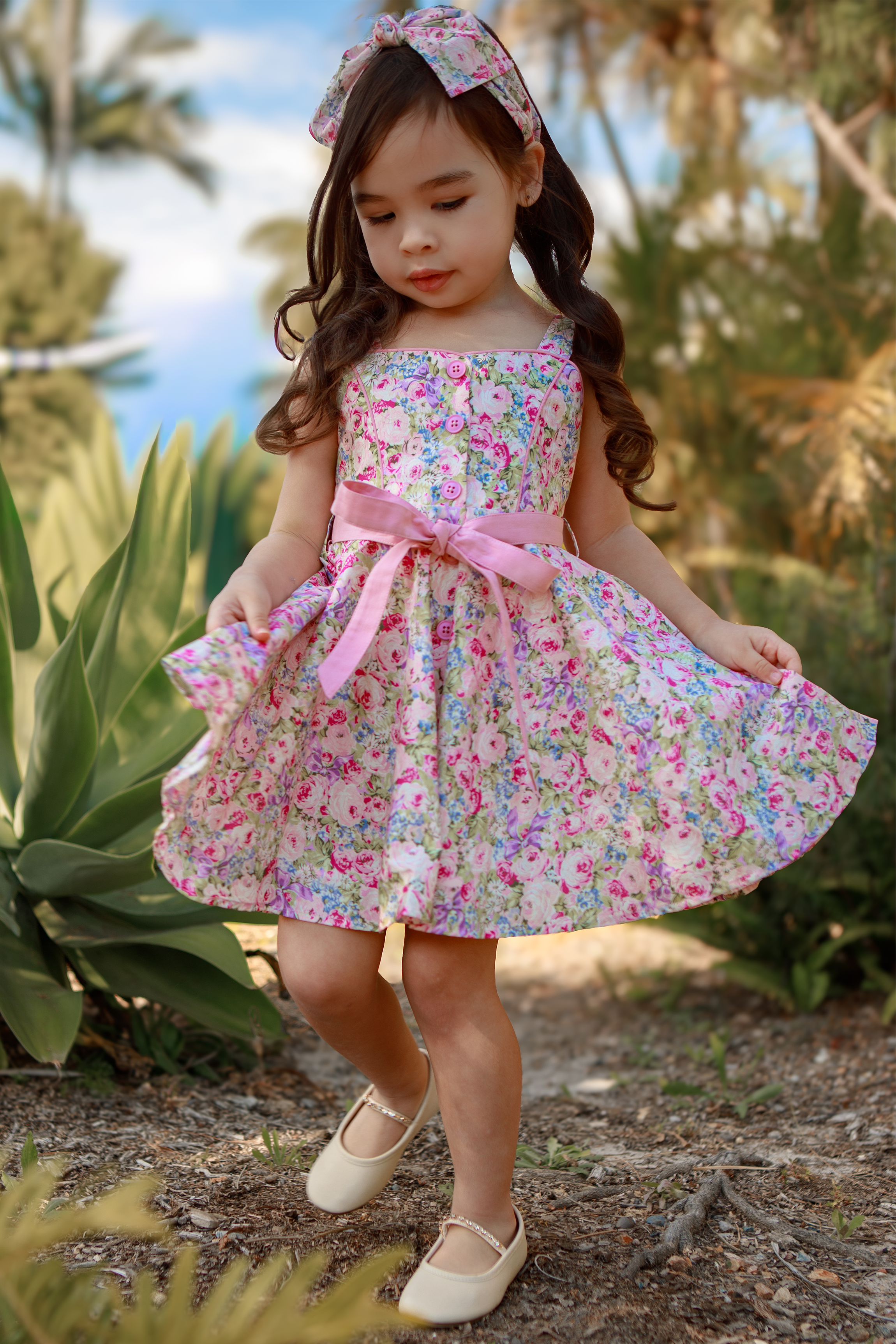 Florist Button Down Dress