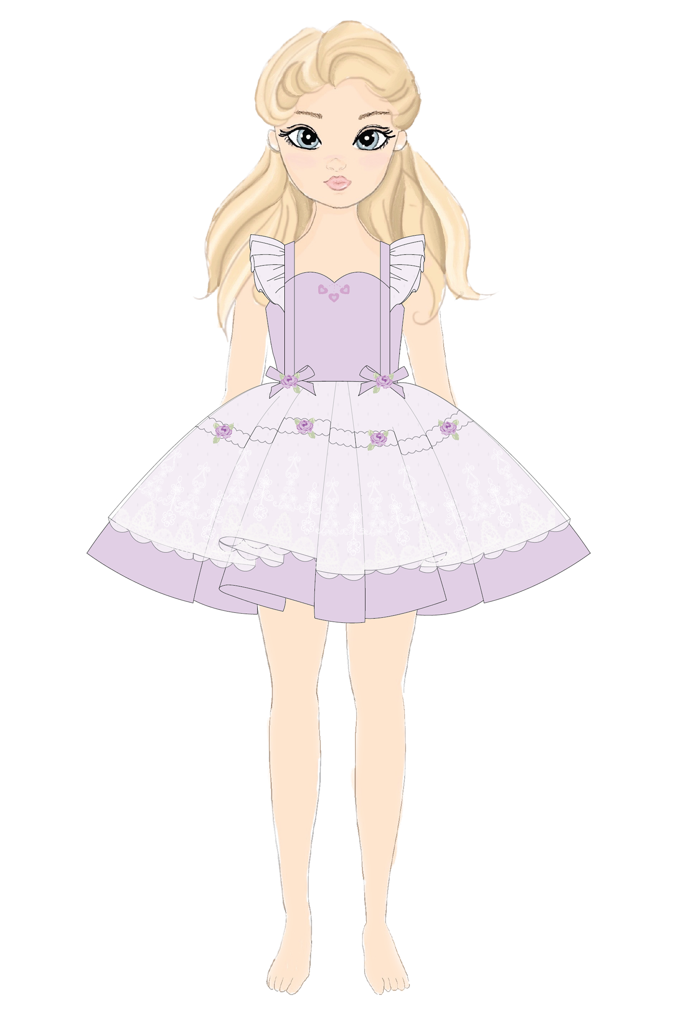 Golly Gosh ドレス（ライラック）を予約注文