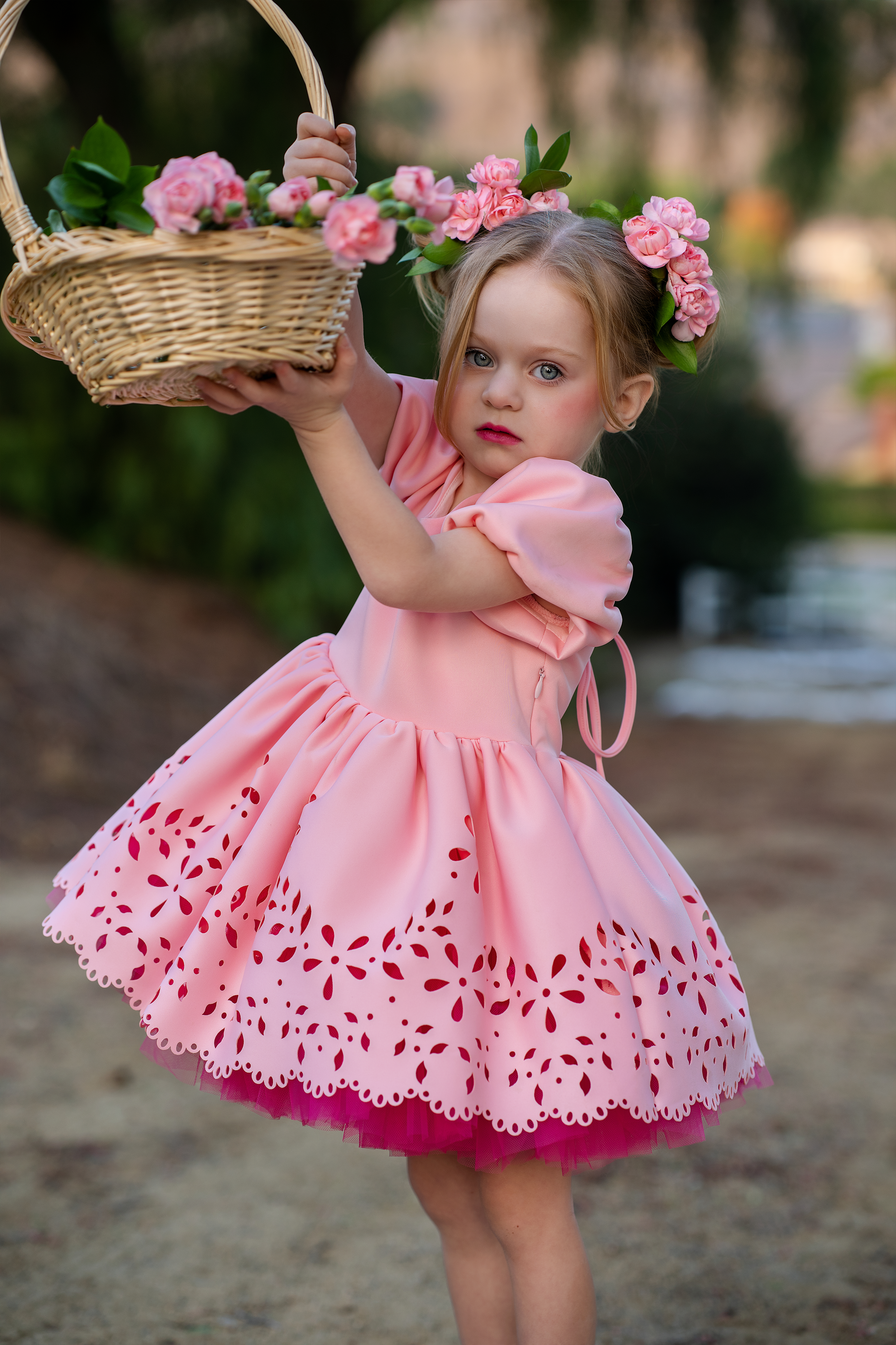 Doily Dress (Pink)