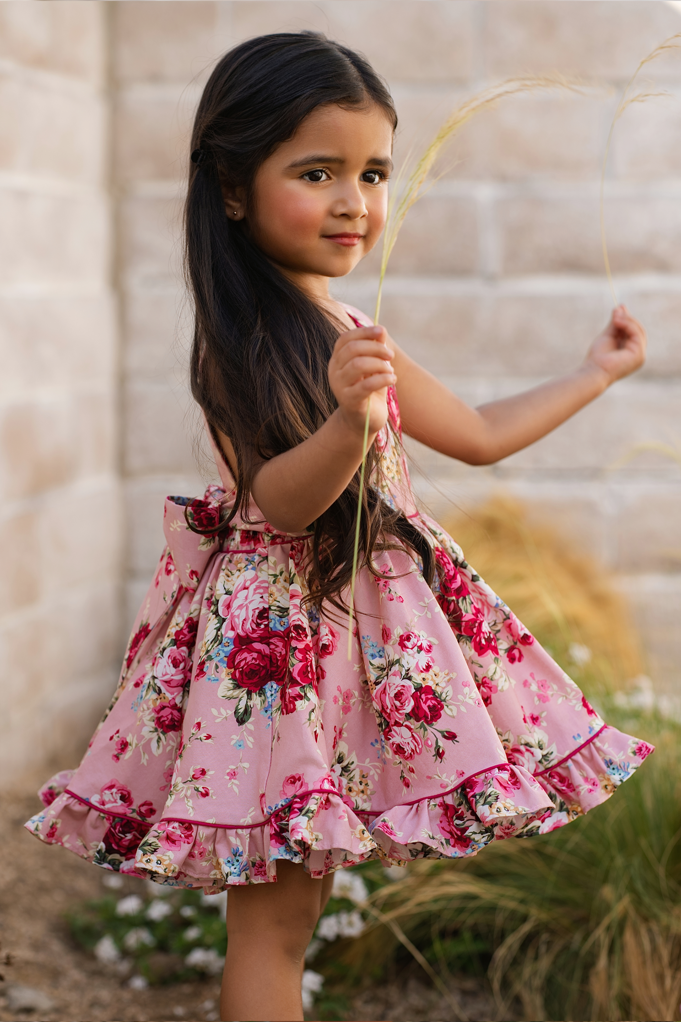 Rose Rouge Piping Dress
