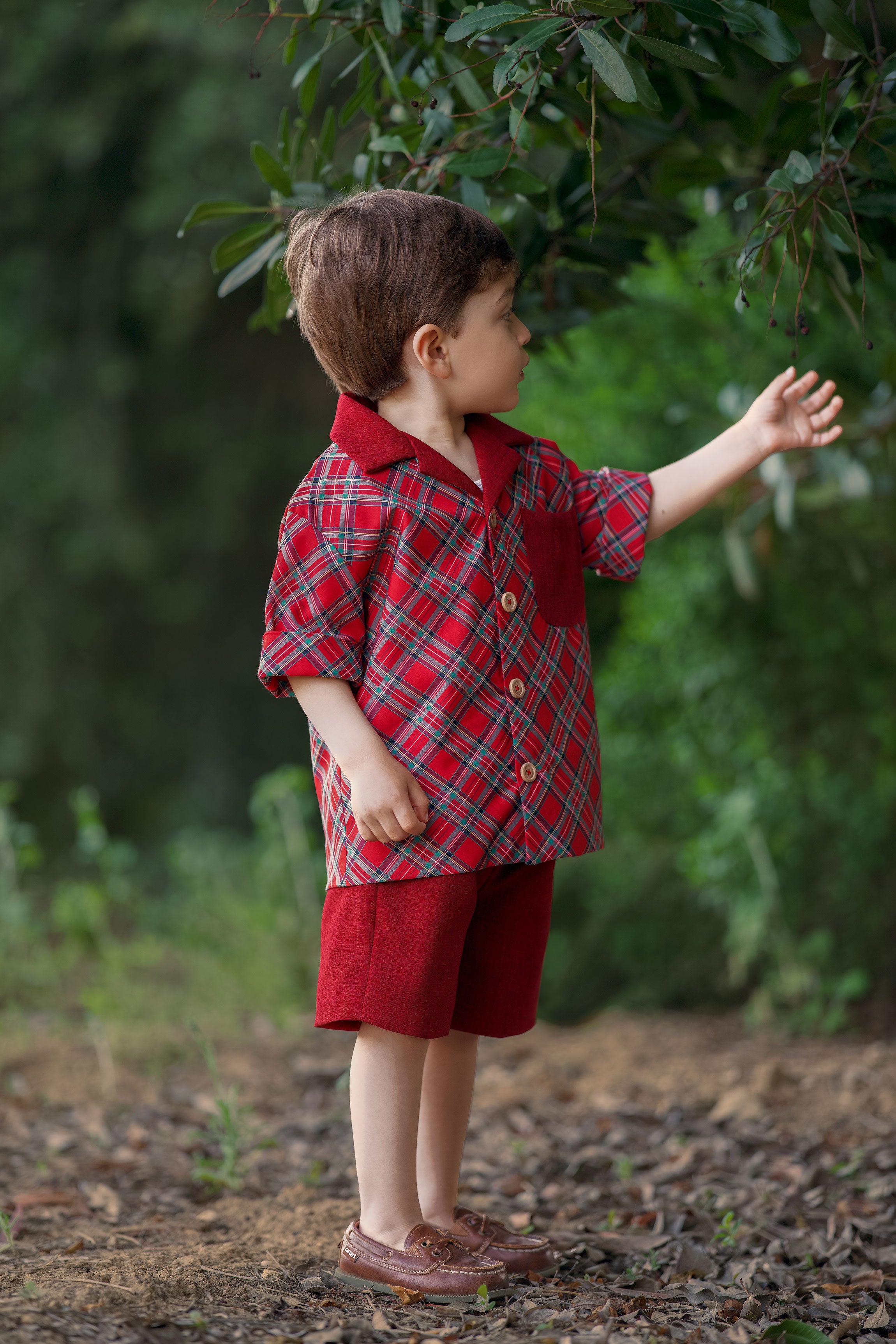 A Touch of Tartan Set (Red)