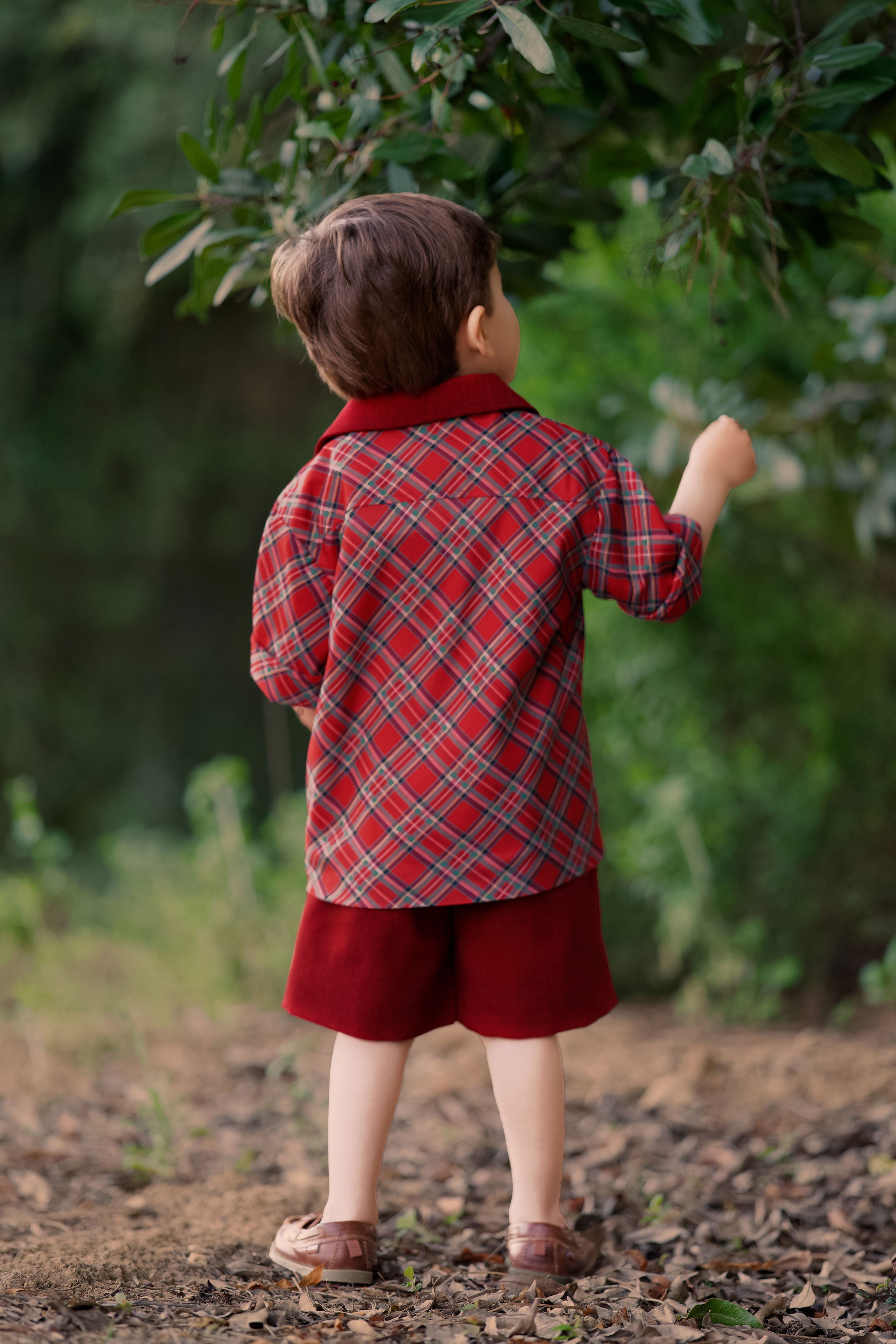 A Touch of Tartan Set (Red)