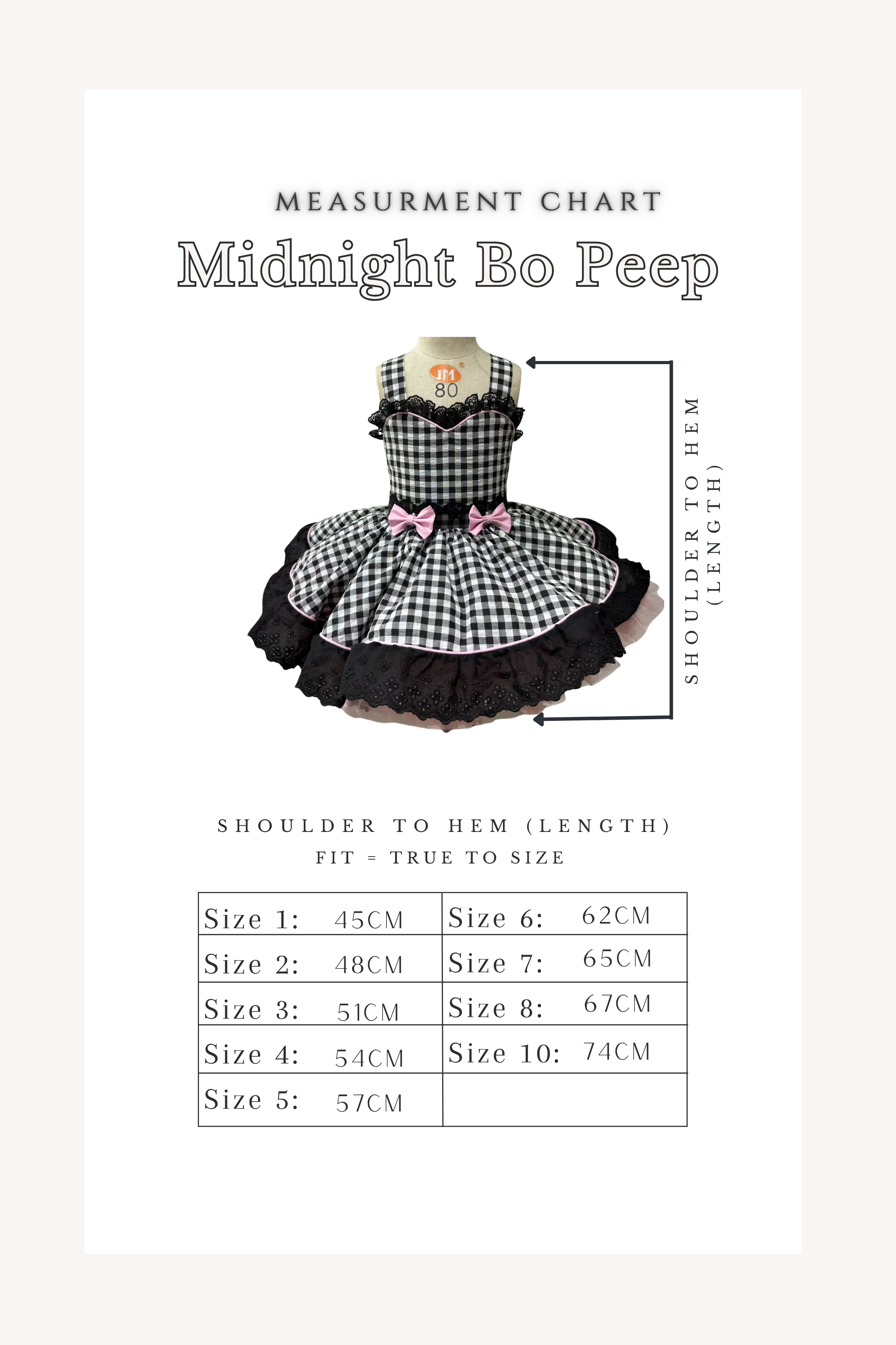 Midnight Bo Peep Dress