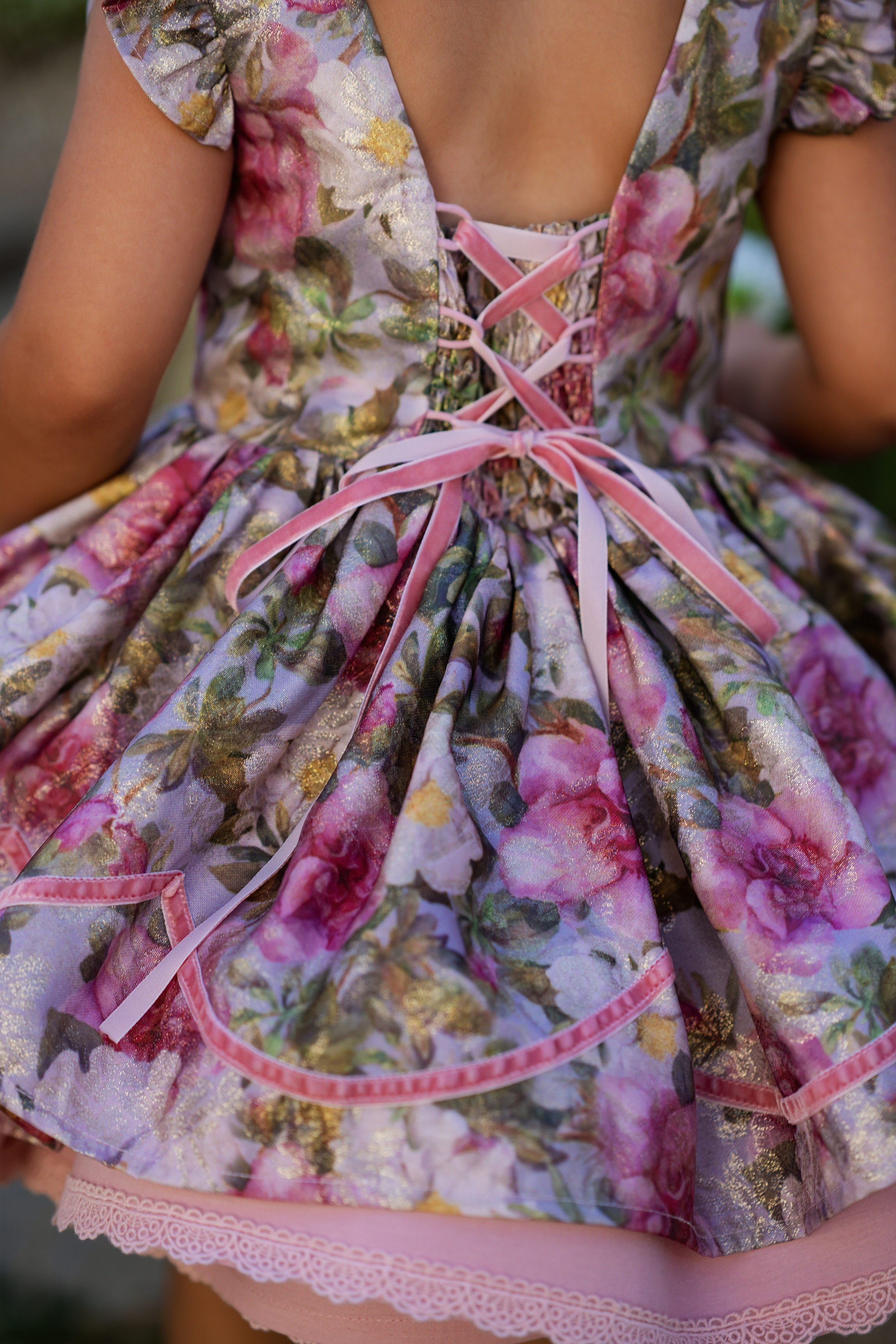 Rose Spray Gleam Dress