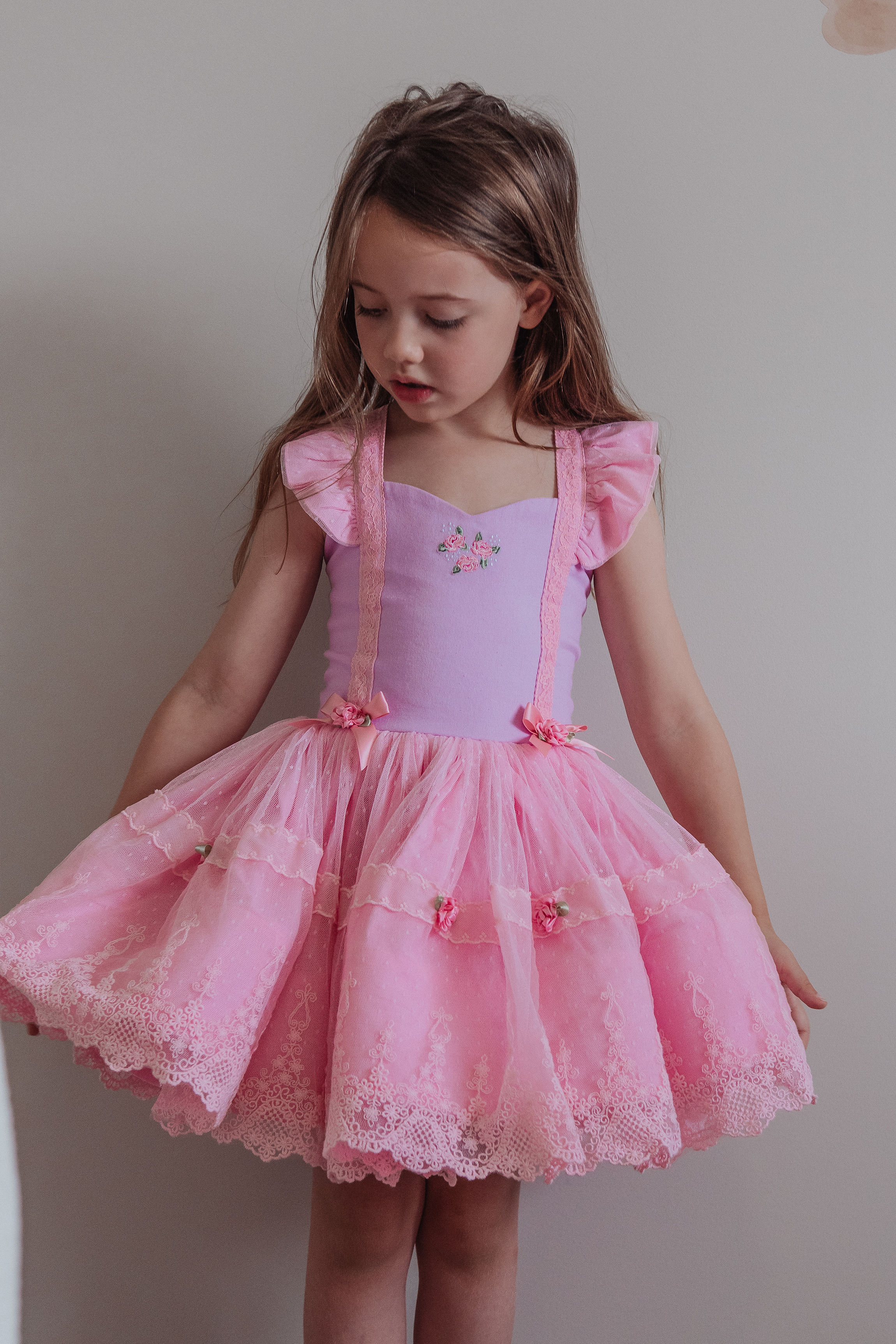 girl, dress, pink, front view, new , dollcake