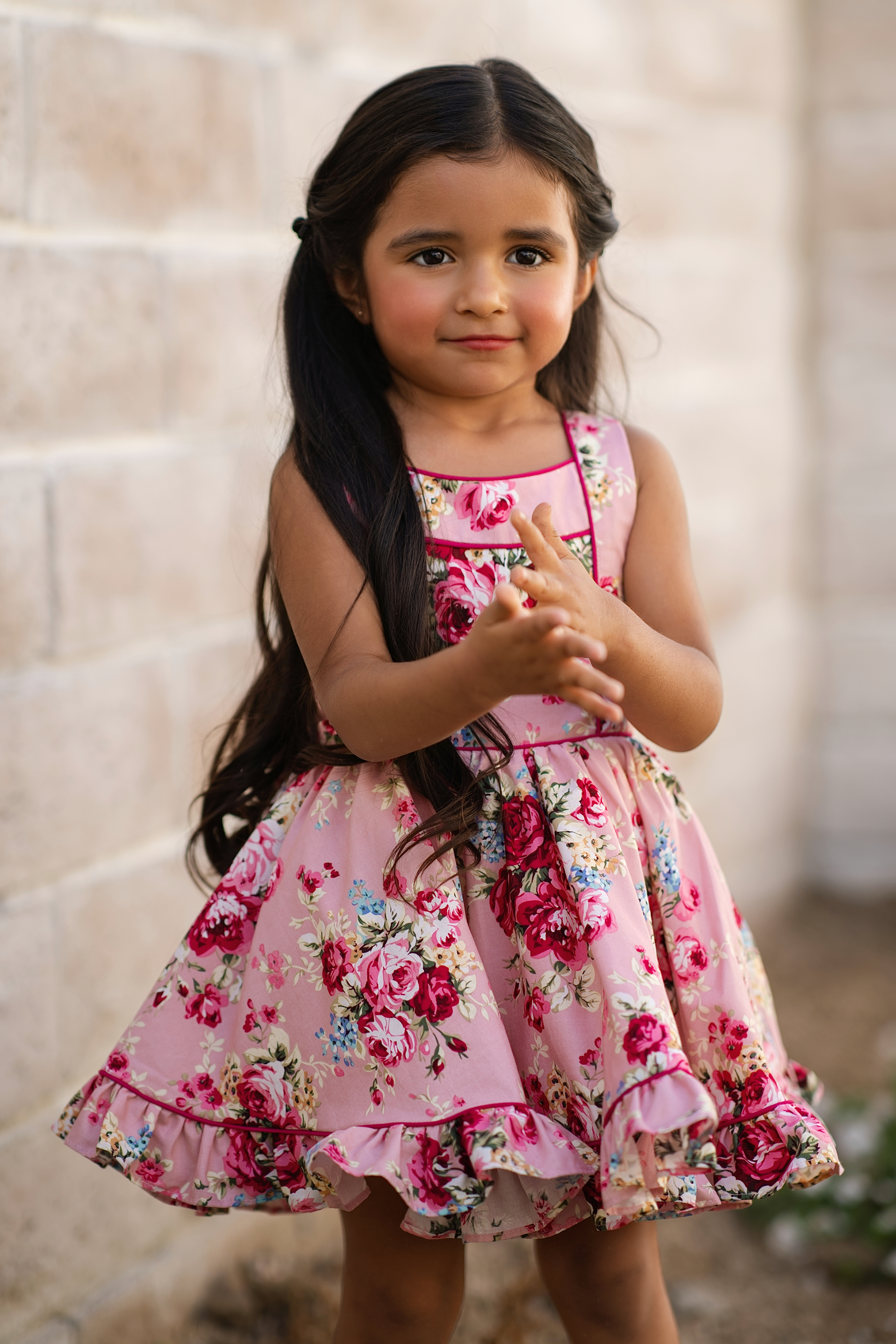 Rose Rouge Piping Dress