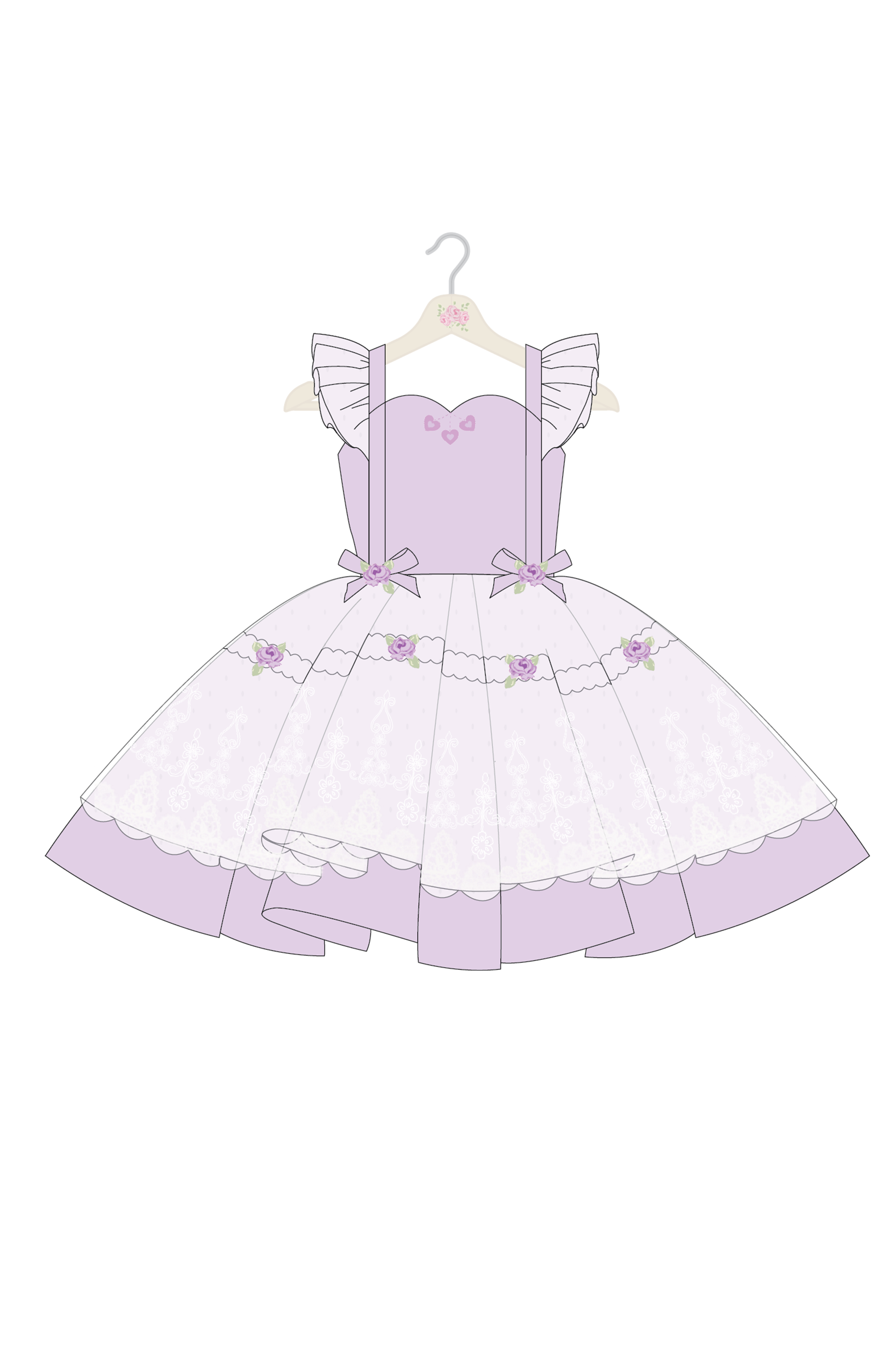 Golly Gosh ドレス（ライラック）を予約注文