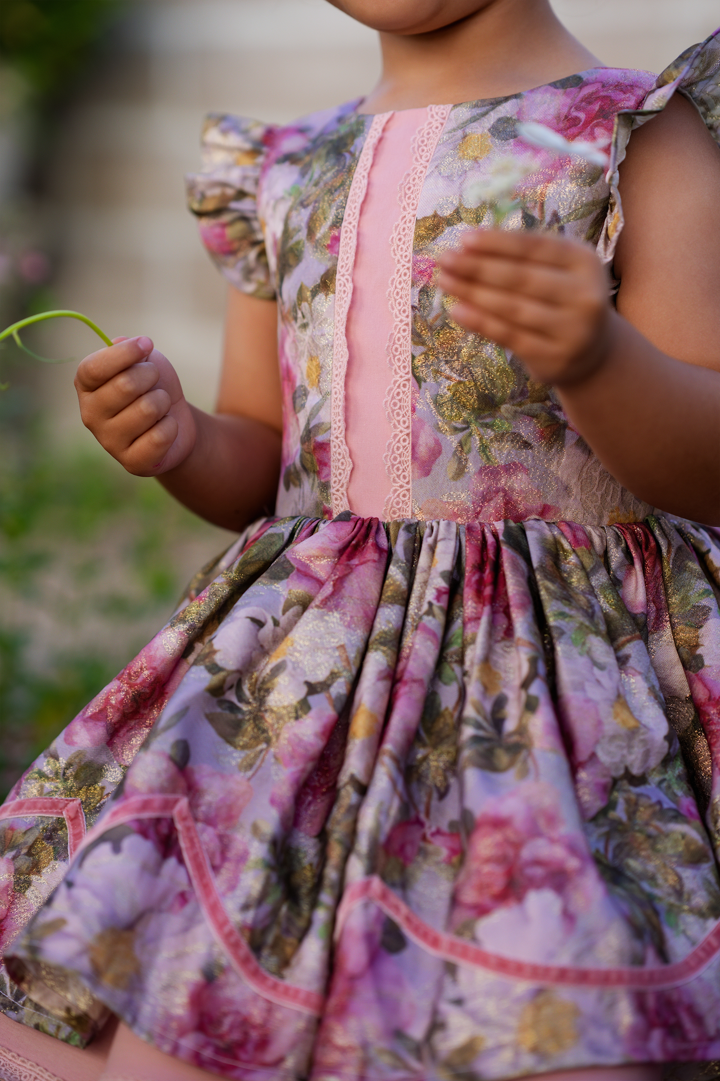 Rose Spray Gleam Dress