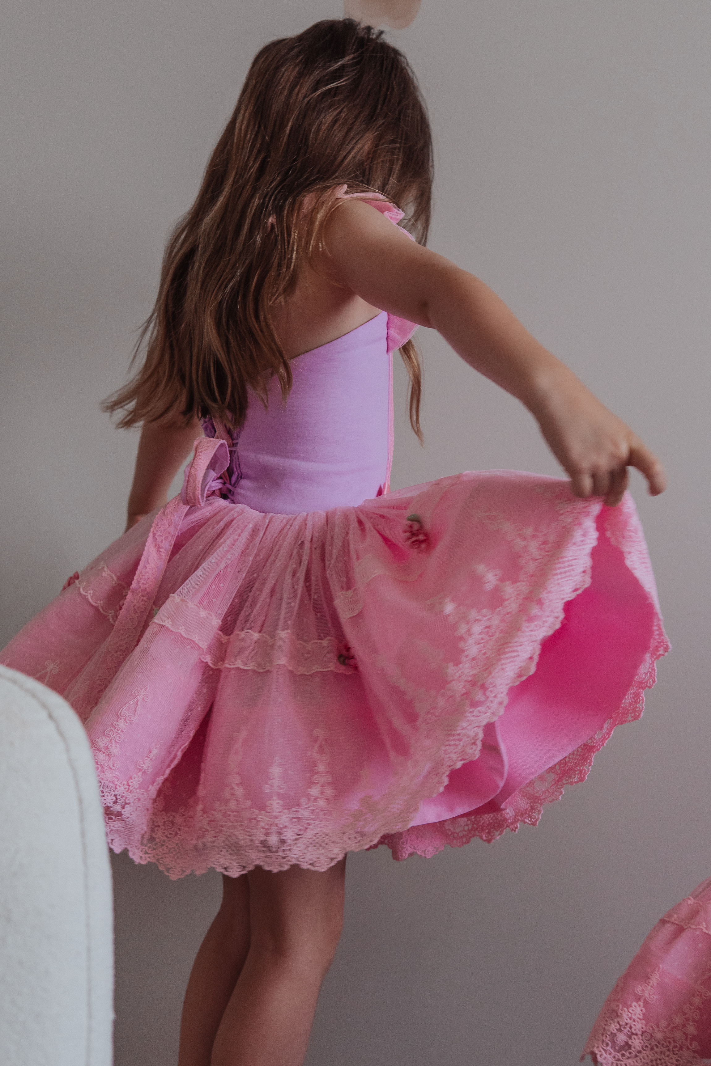 girl, dress, pink, back view, new , dollcake