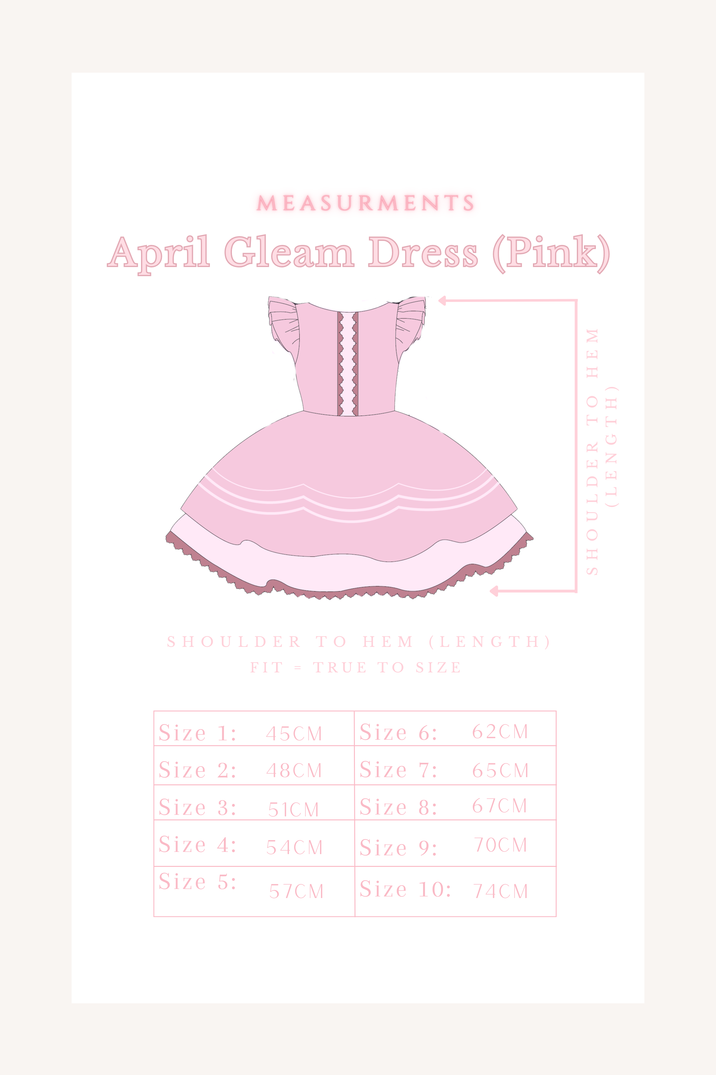 April Gleam Dress (Pink)