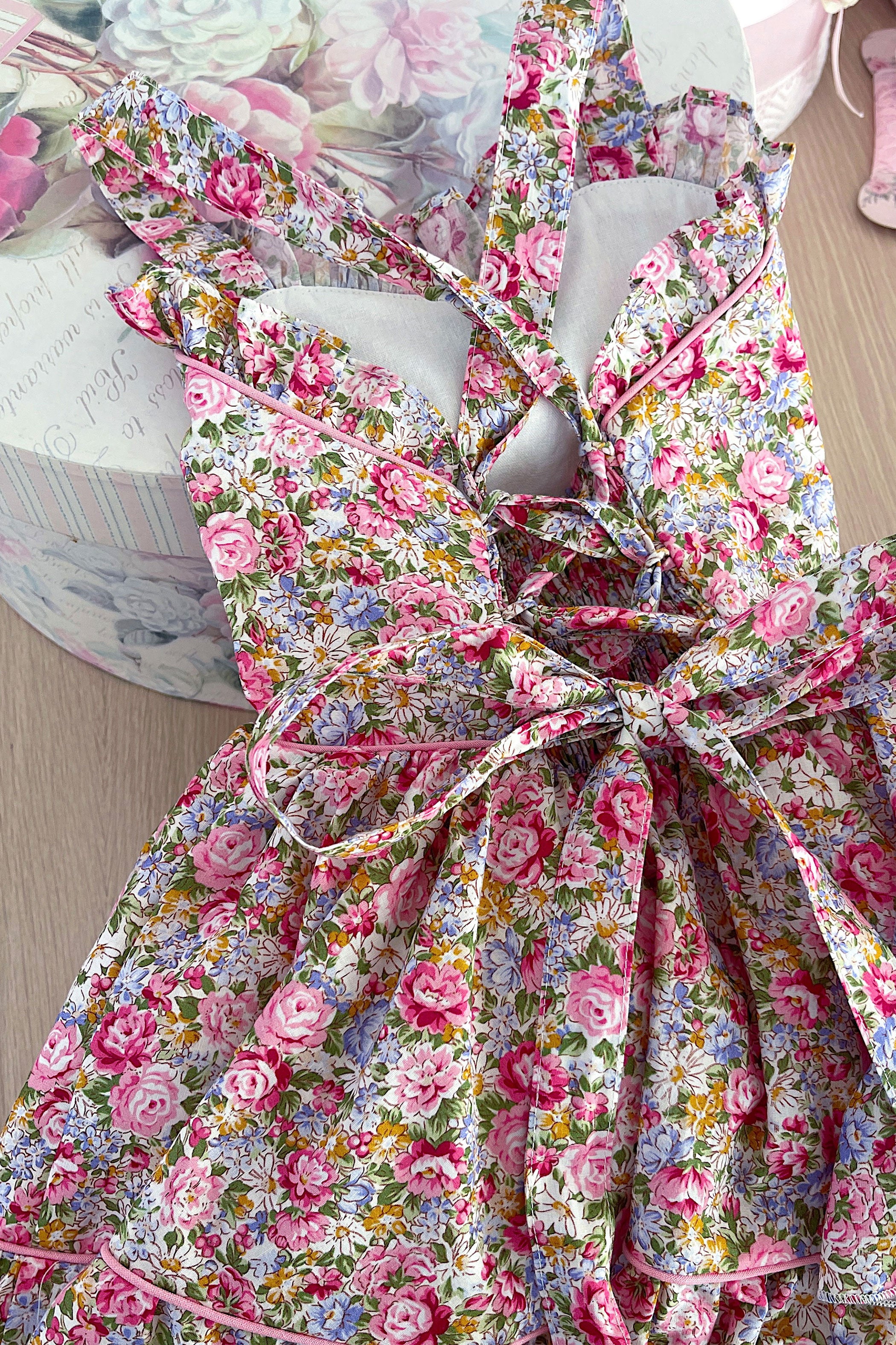 Blushing Bouquet Heart Dress