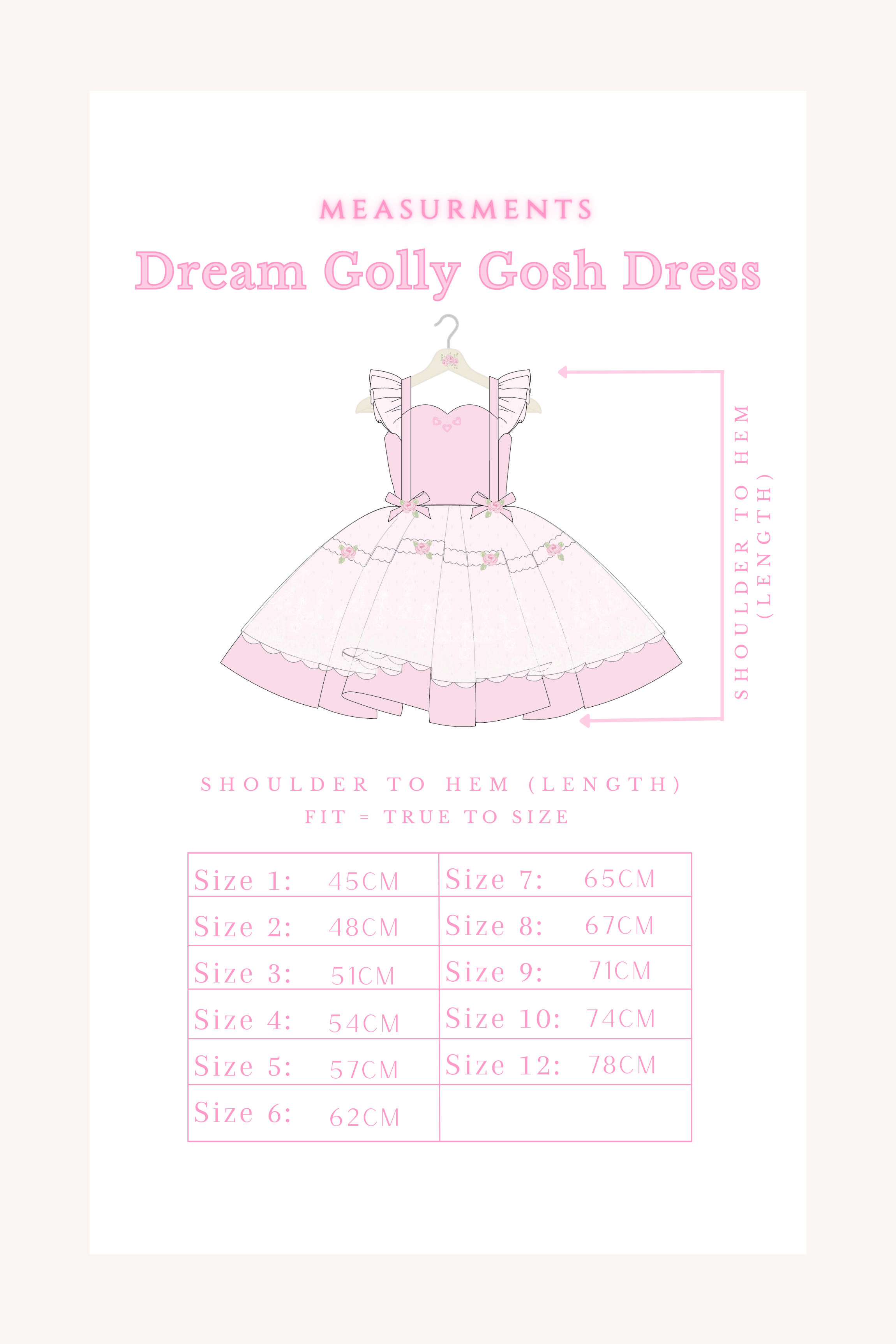 Dream Golly Gosh Dress