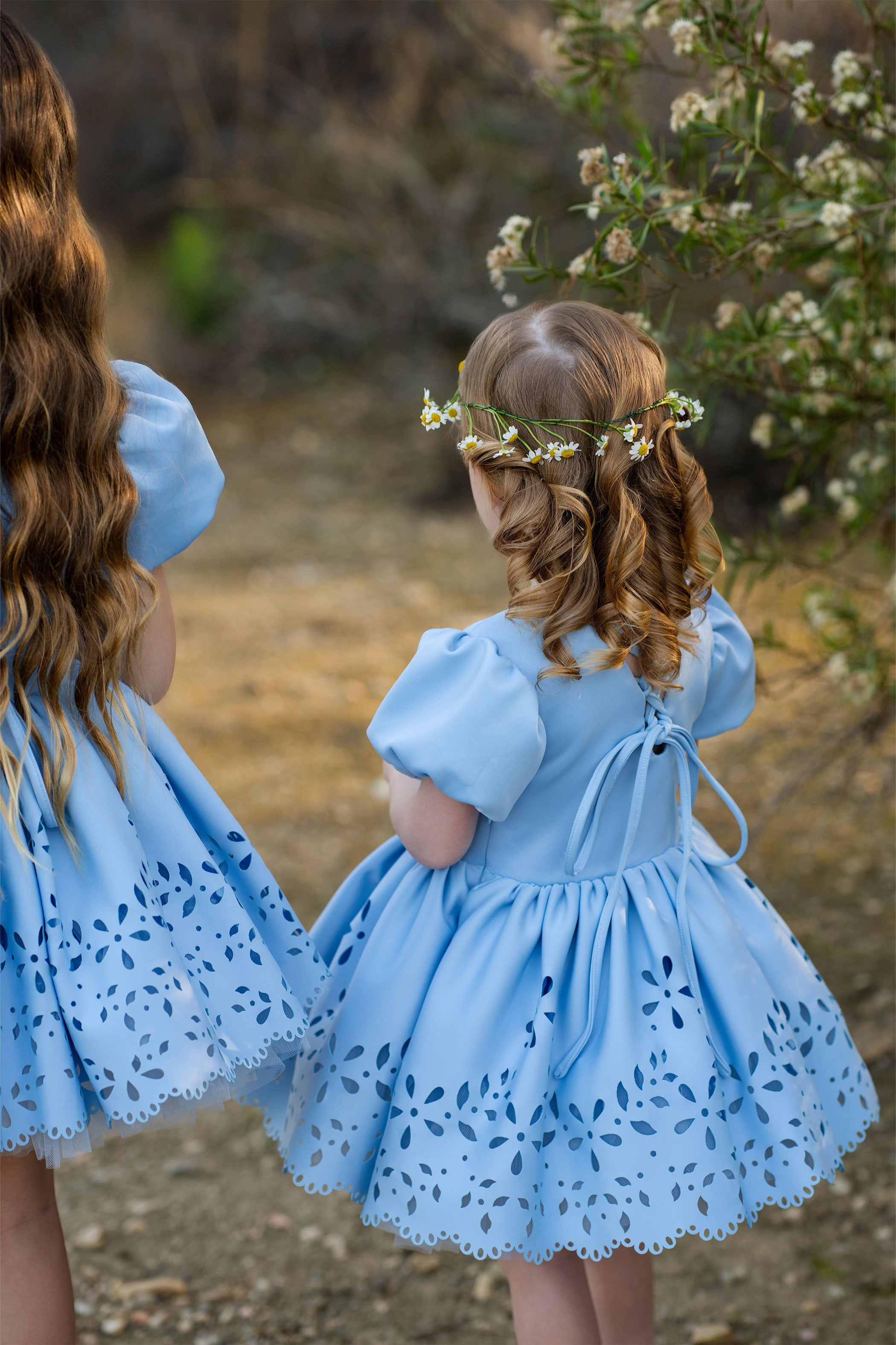 Doily Dress (Blue)