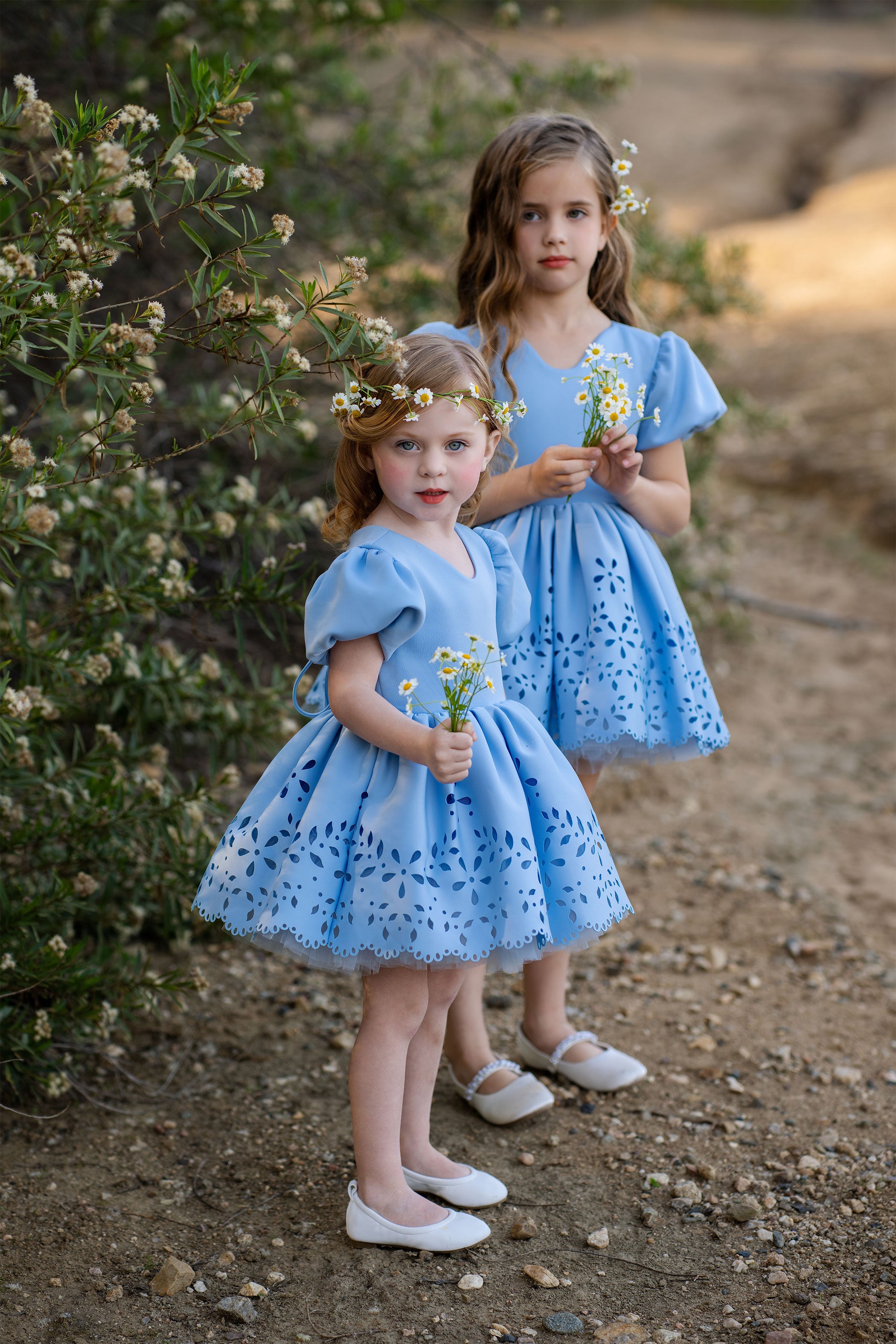 Doily Dress (Blue)