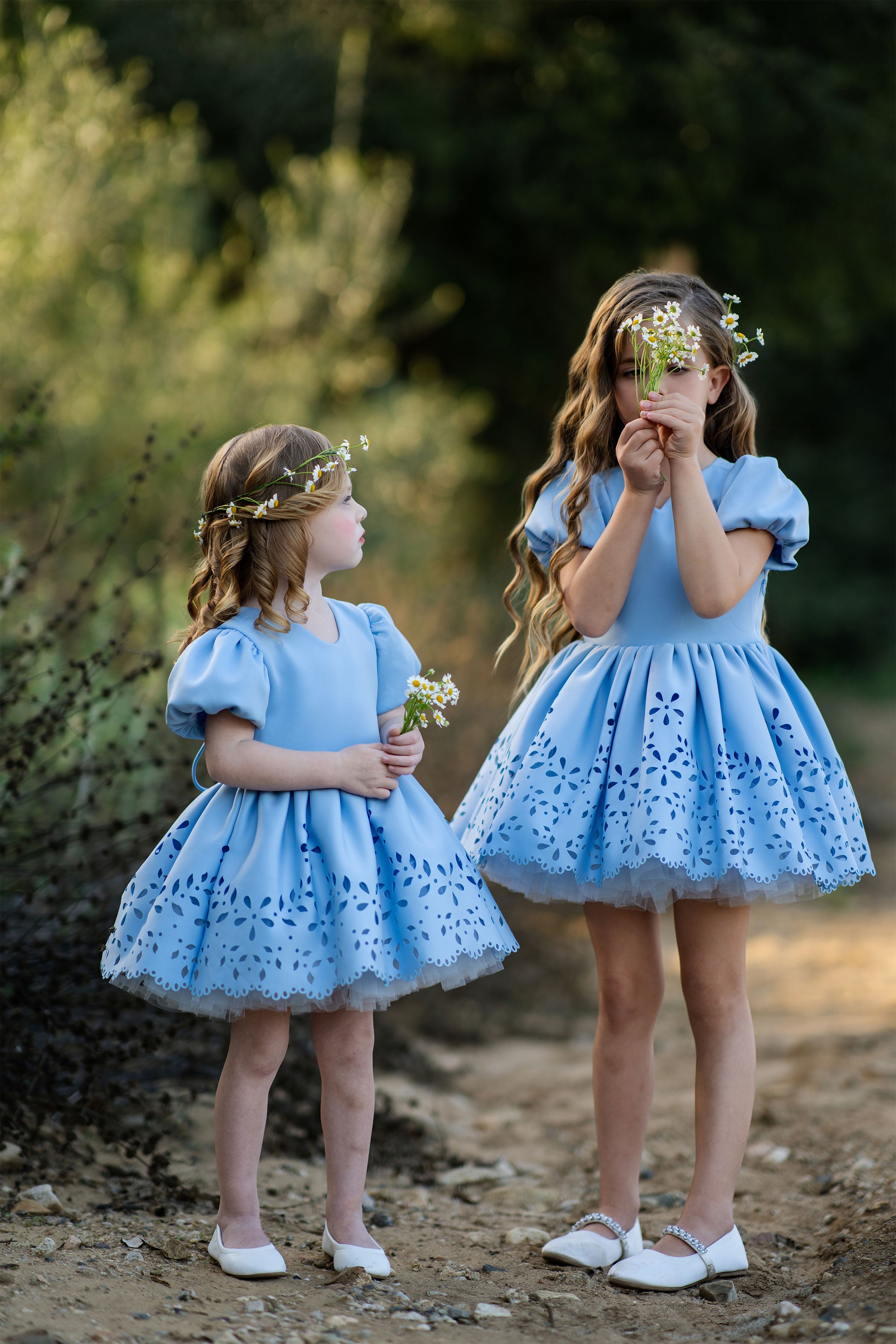 Doily Dress (Blue)
