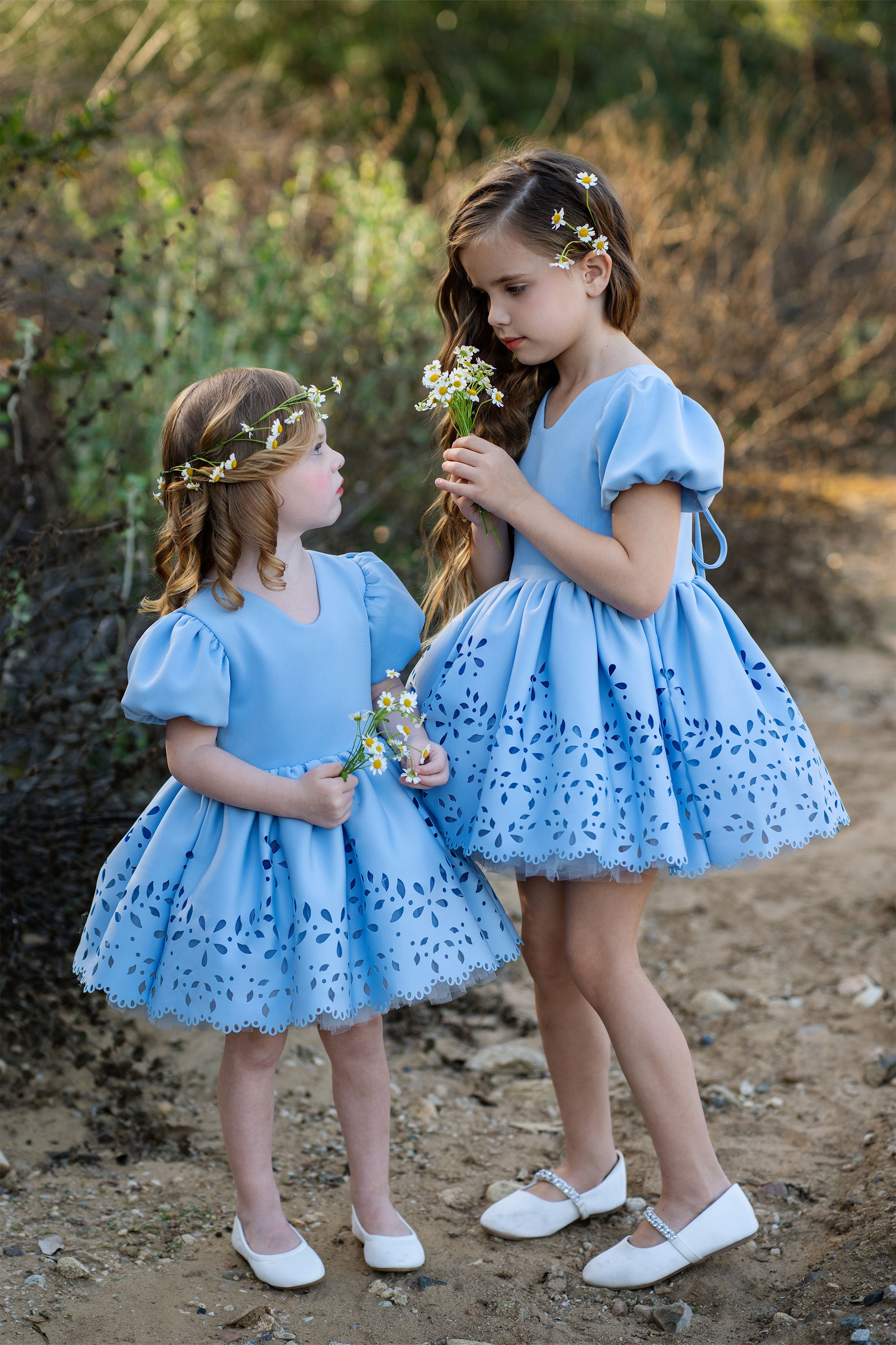 Doily Dress (Blue)