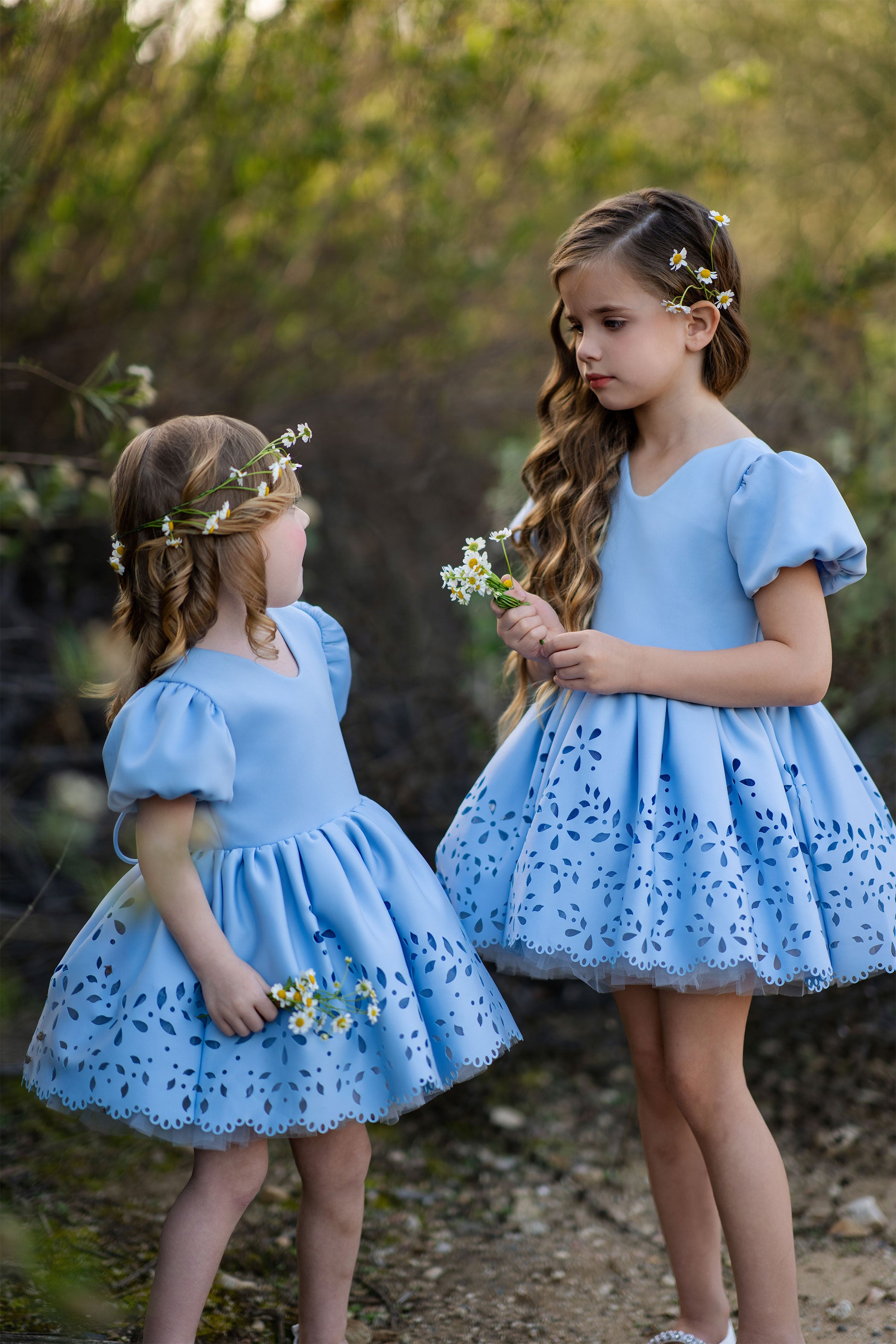 Doily Dress (Blue)