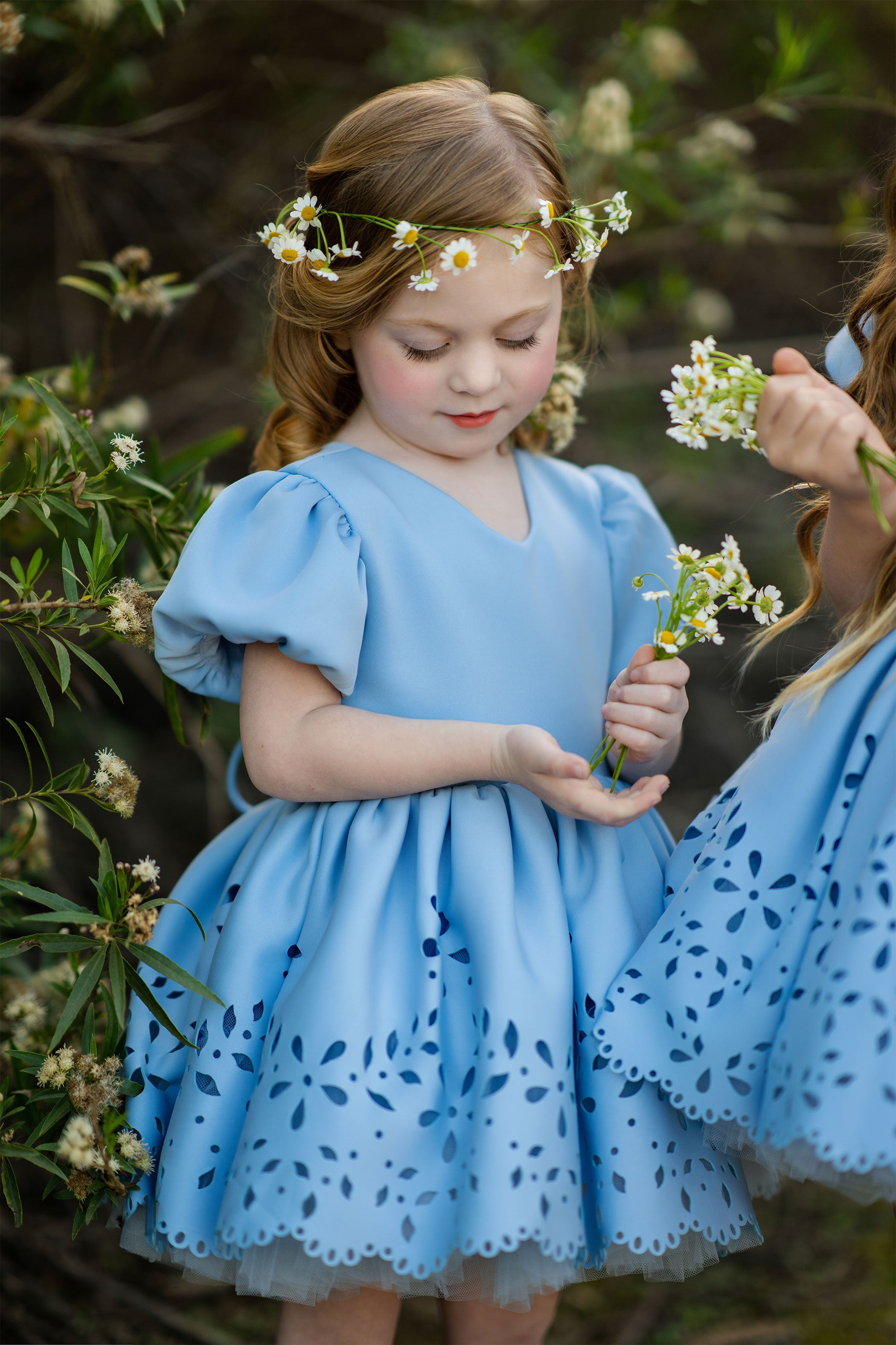 Doily Dress (Blue)