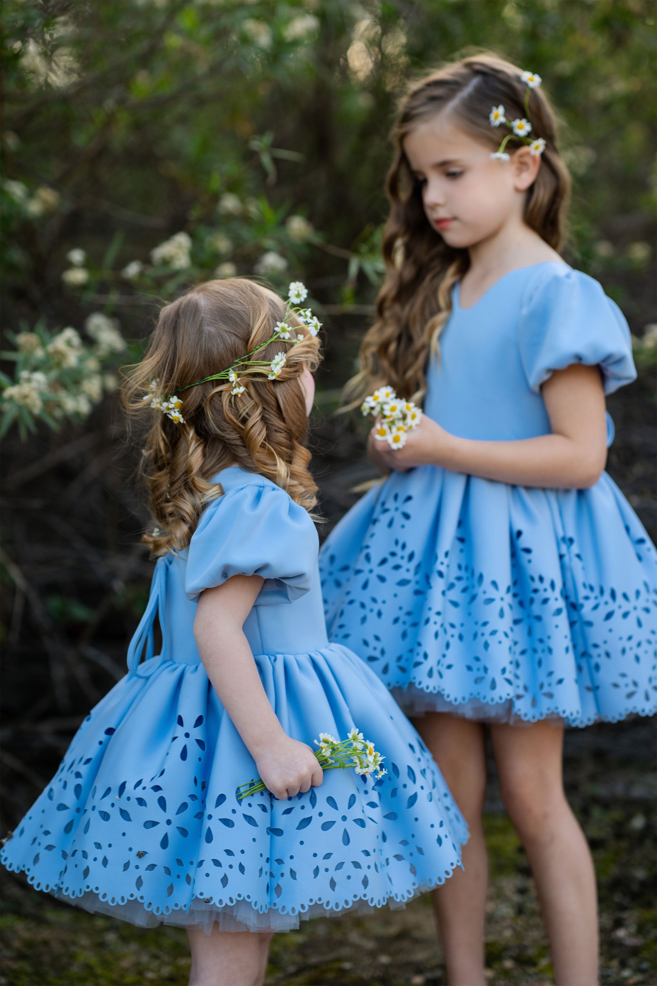 Doily Dress (Blue)