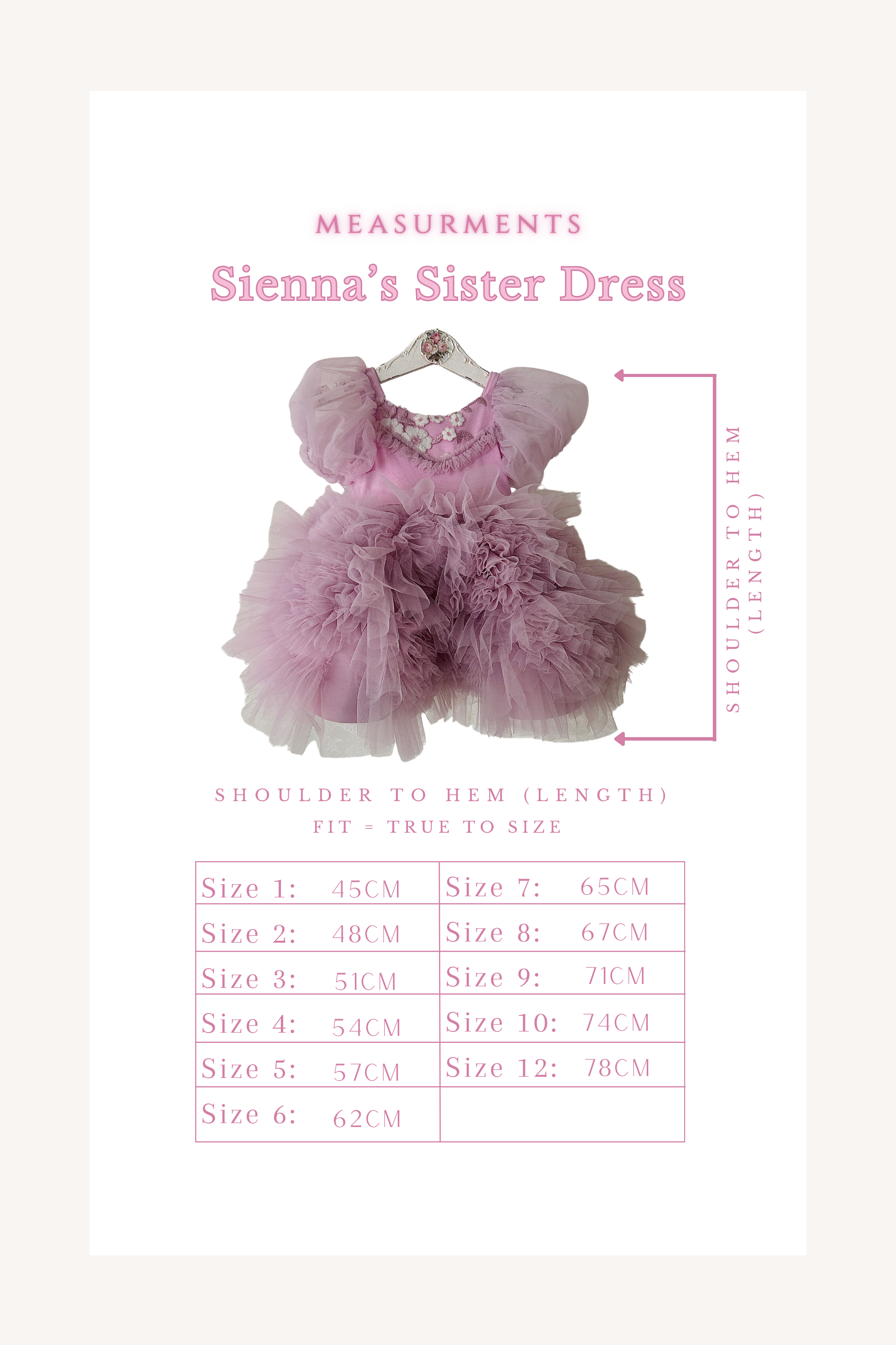 Sienna's Sister Dress