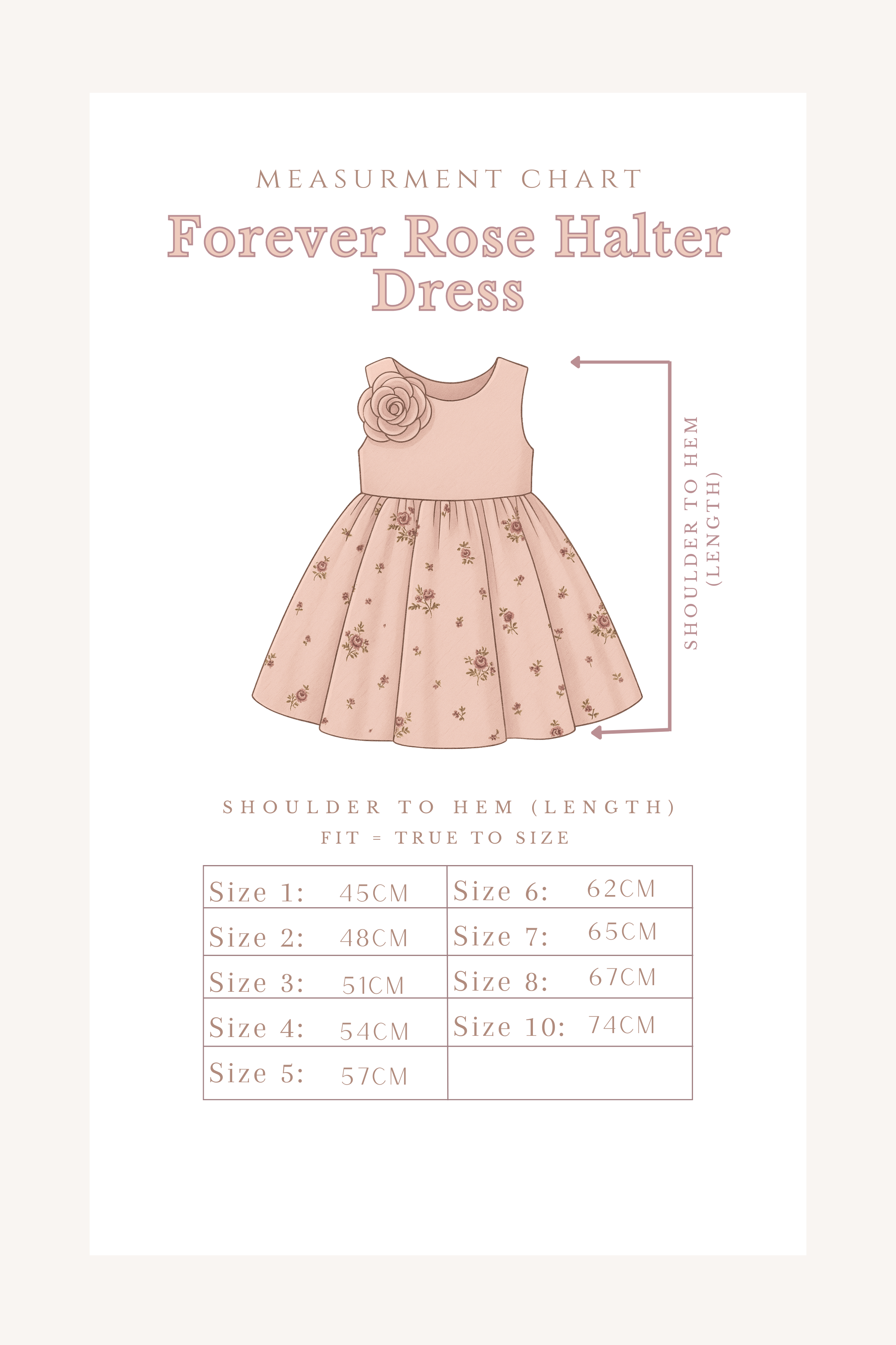 Forever Rose Halter Dress