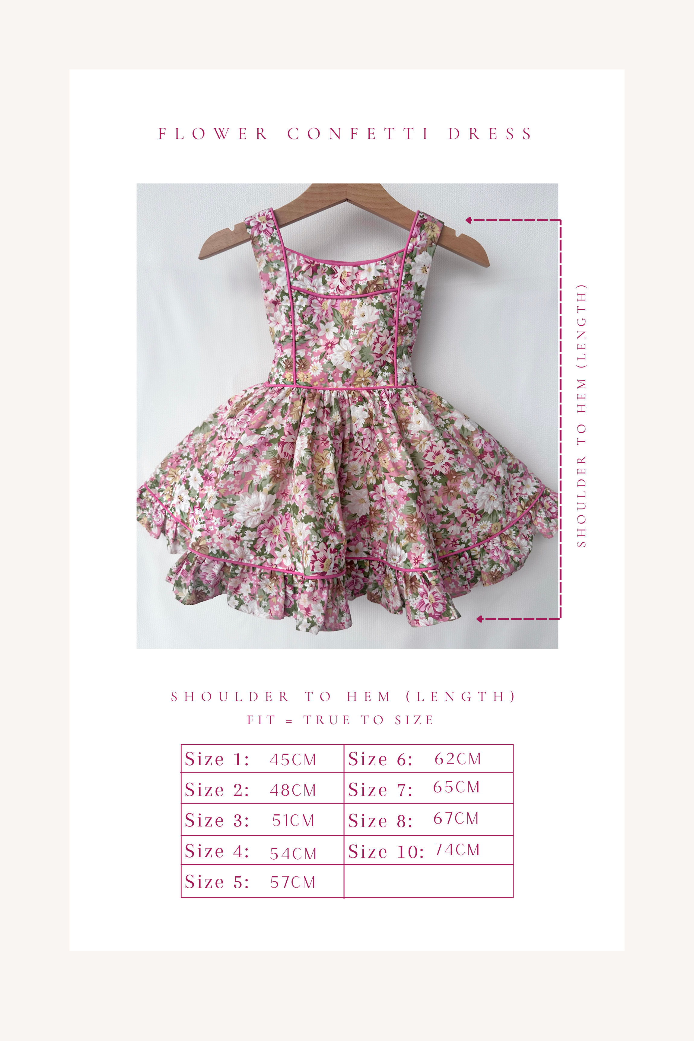 Flower Confetti Dress