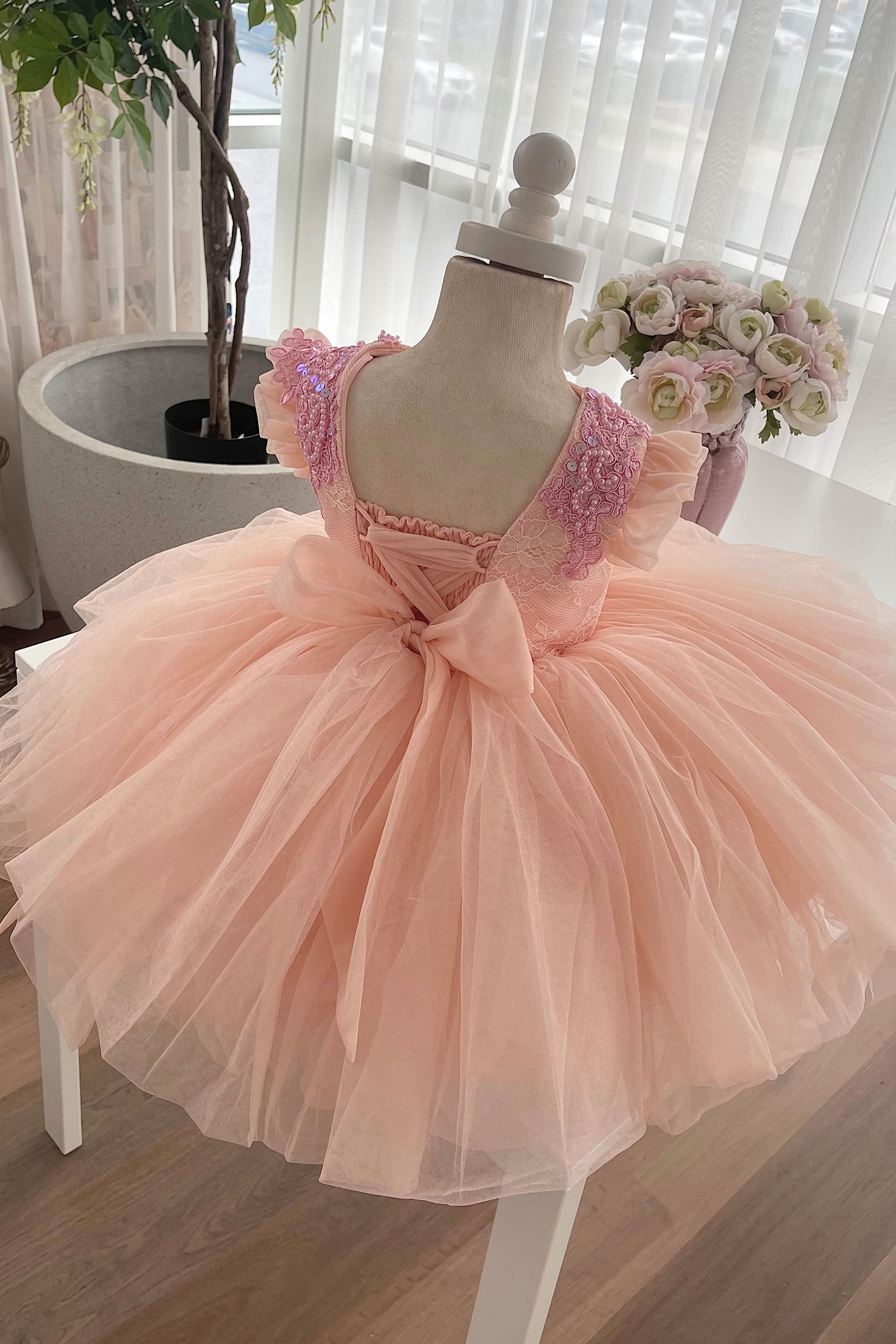 Jubilee Dress (Peach)