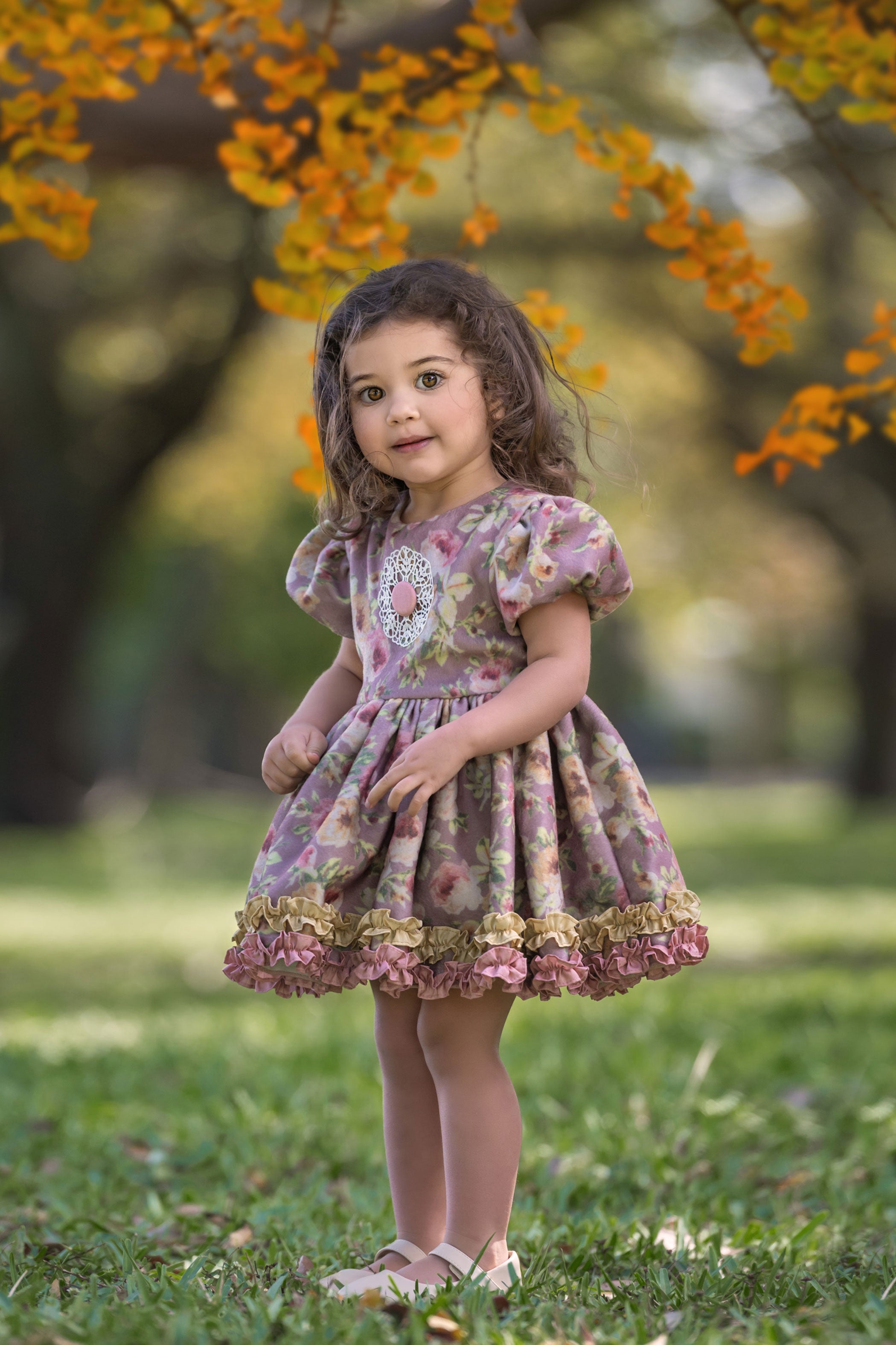 Aunty Betty Floral Dress (Without Sleeves)