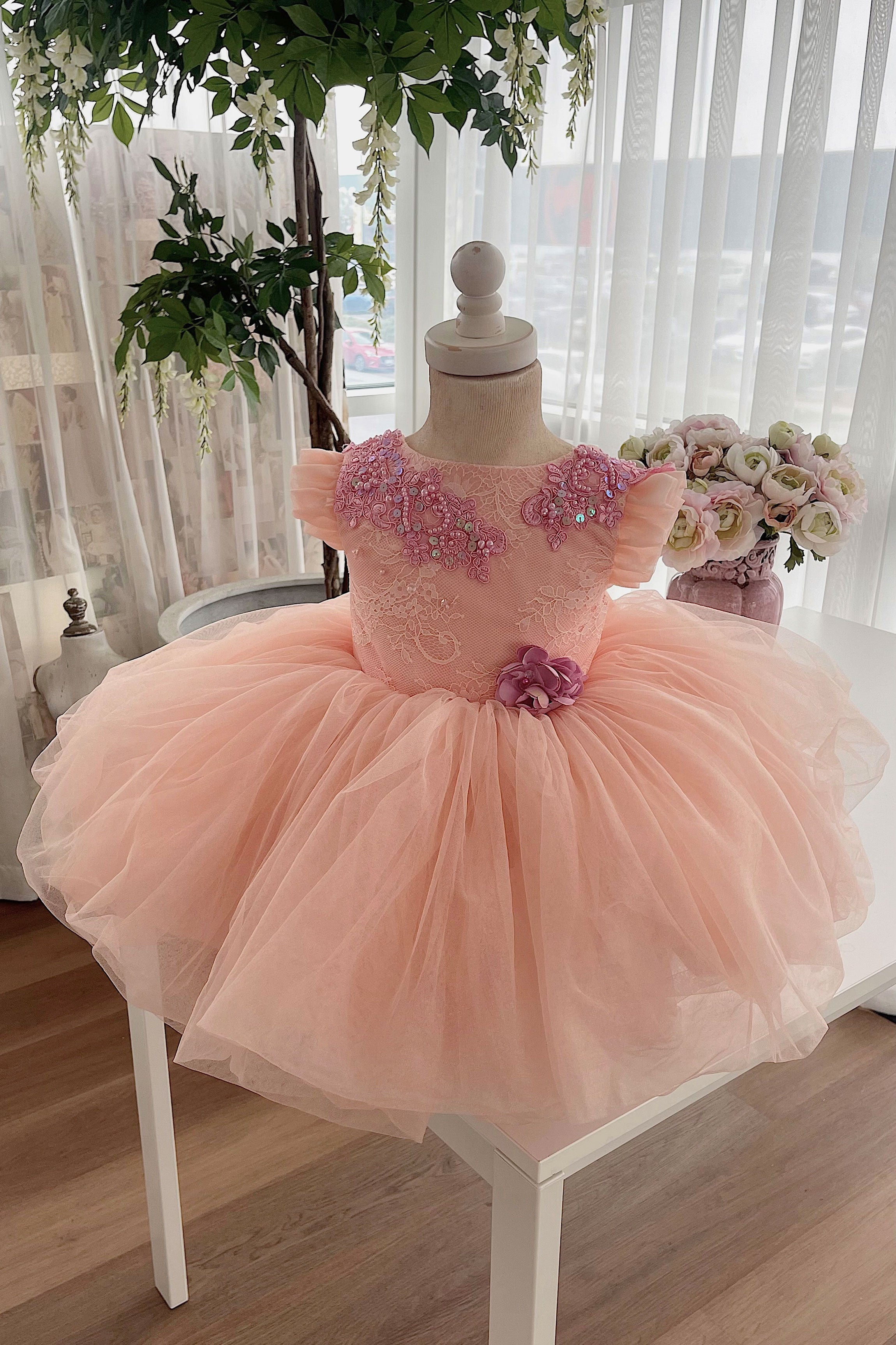 Jubilee Dress (Peach)